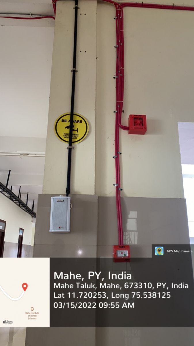 CENTRALISED FIRE EXTINGUISHER WITH FIRE ALARMS