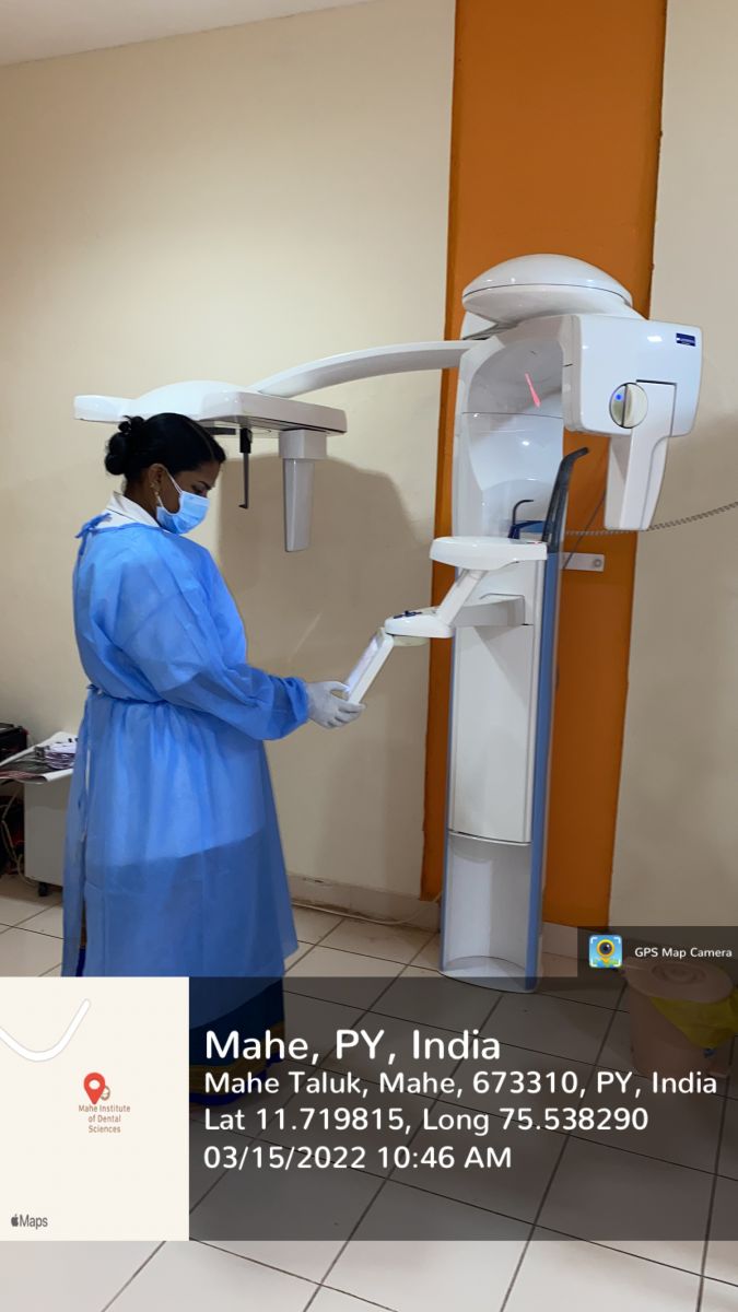 OPG INSTALLED IN ORAL AND RADIOLOGY DEPARTMENT